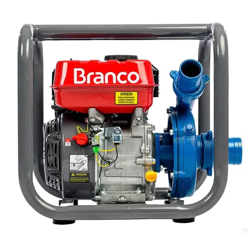 Motobomba Centrífuga a Gasolina 6,5 cv Partida Manual Branco B4T-716