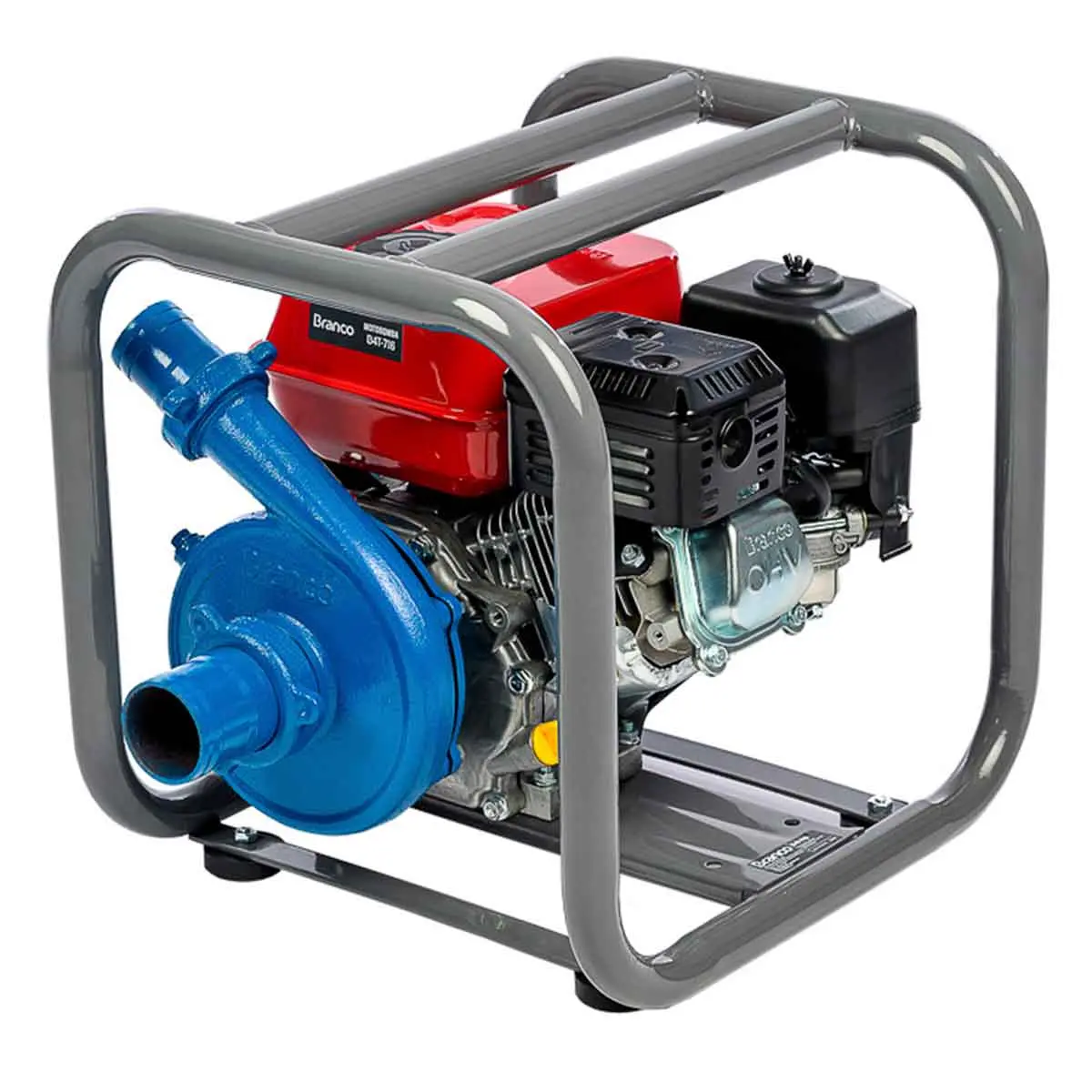 Motobomba Centrífuga a Gasolina 6,5 cv Partida Manual Branco B4T-716
