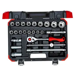 Jogo de Soquete Sextavado 1/2" Gedore Red 24 Peças