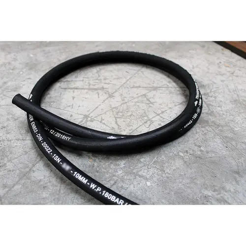 Mangueira Hidráulica 1/4" 2 Trama de Aço 1m