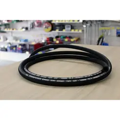 Mangueira Hidráulica 1/4" 2 Trama de Aço 1m