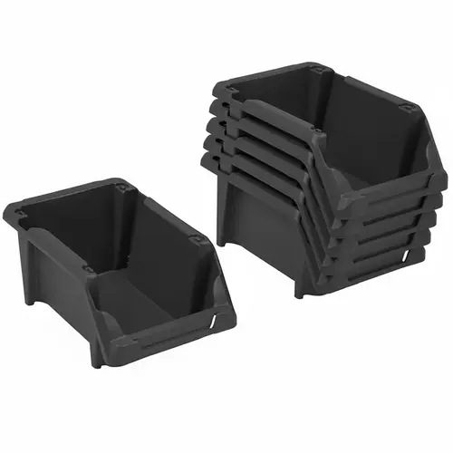 Kit Estante Gaveteiro 25 Gavetas Pretas N 3 Presto 93003