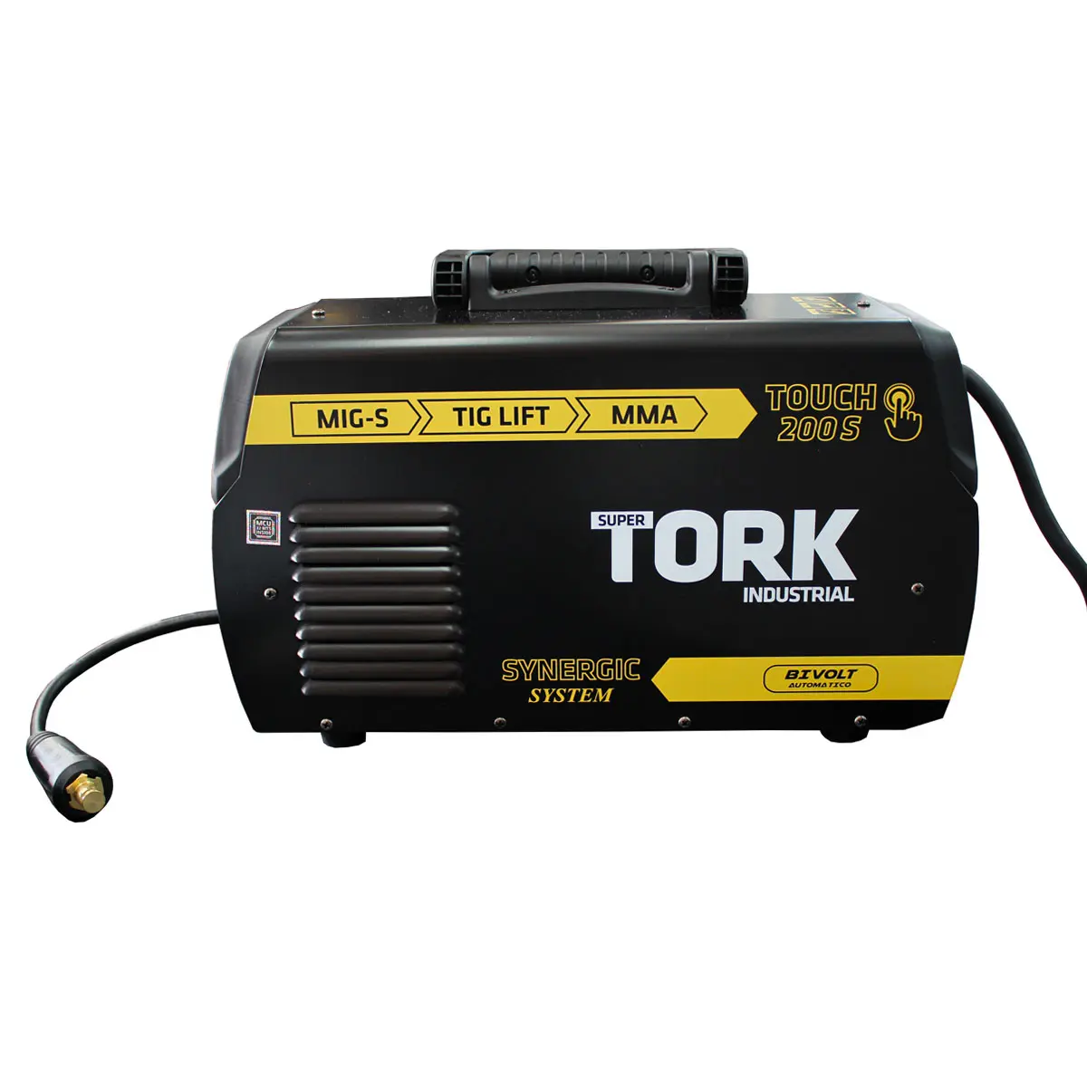 Inversor 3 em 1 200A Bivolt Sistema MIG TIG MMA Super Tork Touch 200S