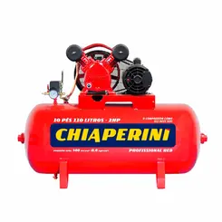 Compressor de Ar 10/100 Red RCH 110L C/MM 2HP 110/220 V Monofásico