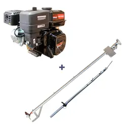 Rabeta Simples 1,7 m Para Barco  com Motor Kawashima 7,0 cv