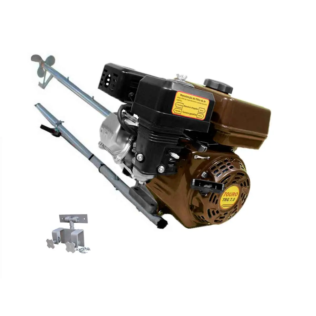 Rabeta Luxo 1,7 m para Barco com Motor Touro TRG 7,0 cv