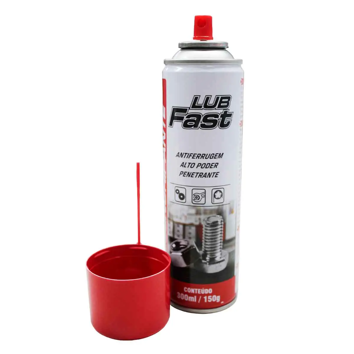 Óleo Desengripante Anticorrosivo Spray 300 ml Lub Fast