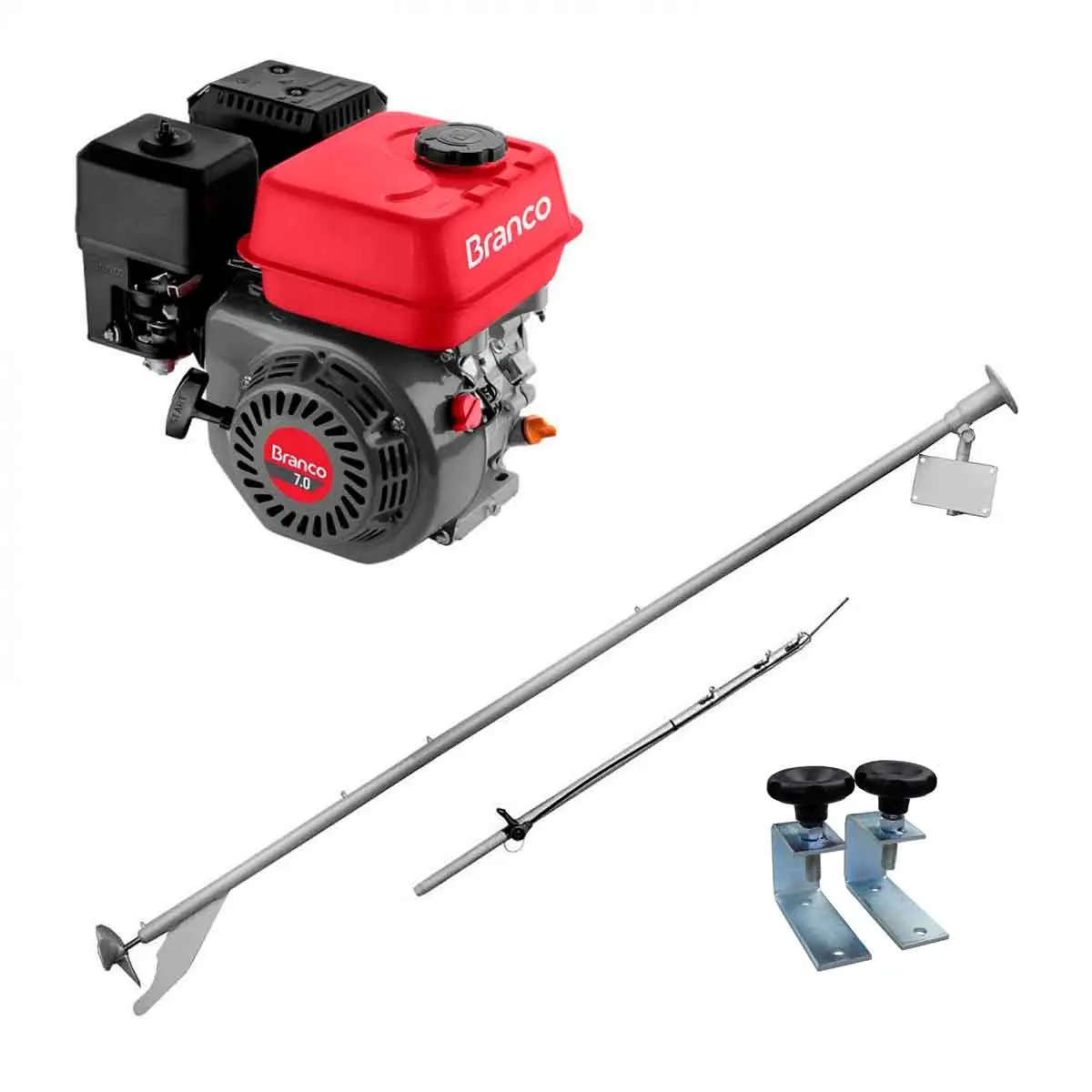 Rabeta para Barco 2,2 m Motor Branco 7,0 cv Modelo Luxo
