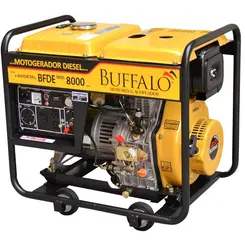 Gerador de Energia a Diesel Monofásico 110/220V 6,5 KVA Buffalo BFDE 8000 Plus