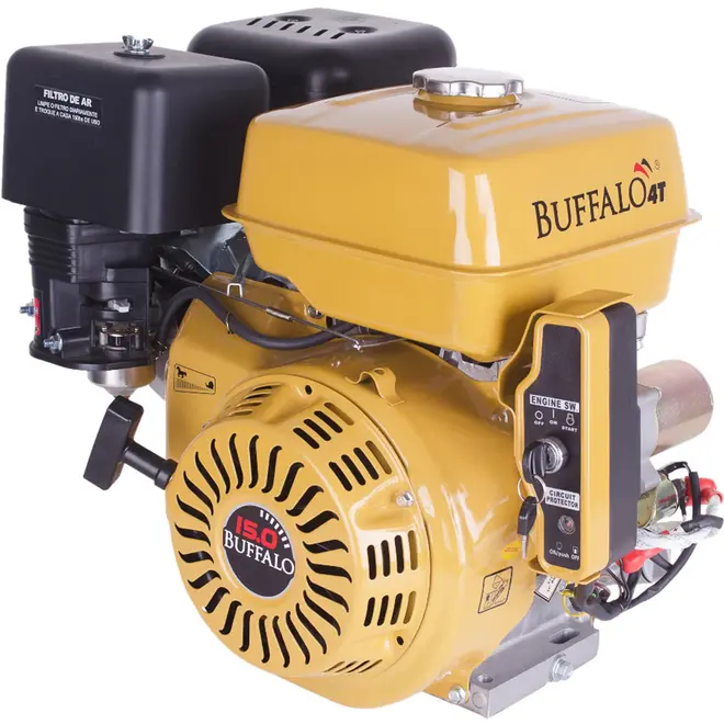 Motor a Gasolina de 15cv Partida Elétrica Buffalo BFGE 15