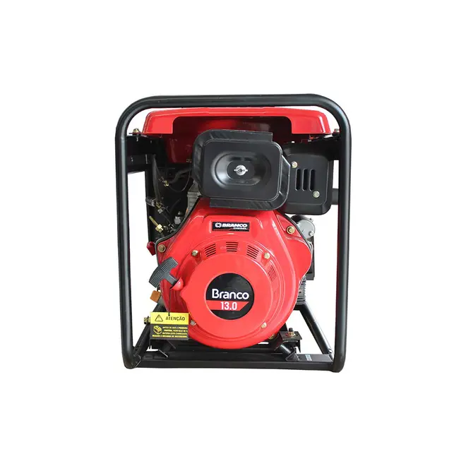 Gerador de Energia a Diesel Monofásico 110/220V 6,5 KVA Branco BD-8000E