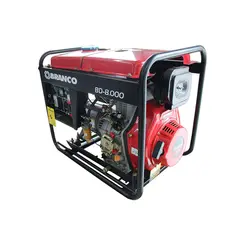 Gerador de Energia a Diesel Monofásico 110/220V 6,5 KVA Branco BD-8000E