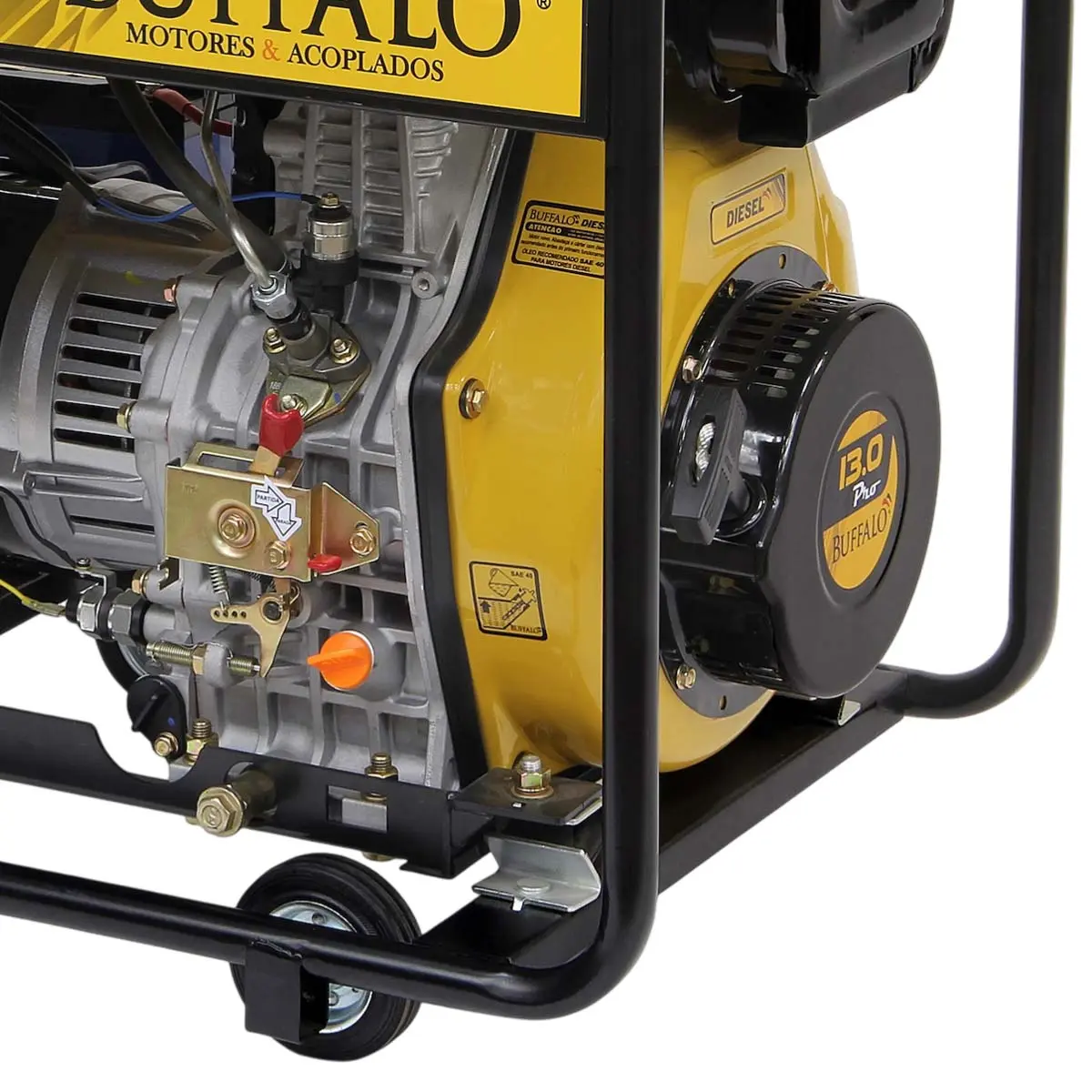 Gerador de Energia a Diesel BFDE 8000 6,5kva 220 V Trifásico Buffalo