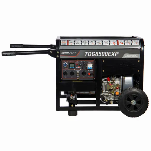 Gerador de Energia a Diesel 7000 W 7 KVA Toyama Mono 115/230V TDG8500ExP