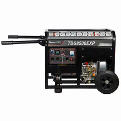 Gerador de Energia a Diesel 7000 W 7 KVA Toyama Mono 115/230V TDG8500ExP