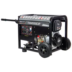Gerador de Energia a Diesel 7000 W 7 KVA Toyama Mono 115/230V TDG8500ExP