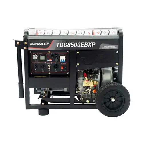 Gerador a Diesel Monofásico 110/220 V Partida elétrica 7 kVA Toyama TDG8500EBXP