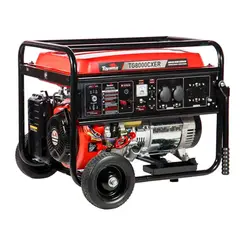 Gerador de Energia a Gasolina 7,2 kVA Monofásico 110/220V Toyama TG8000CXER