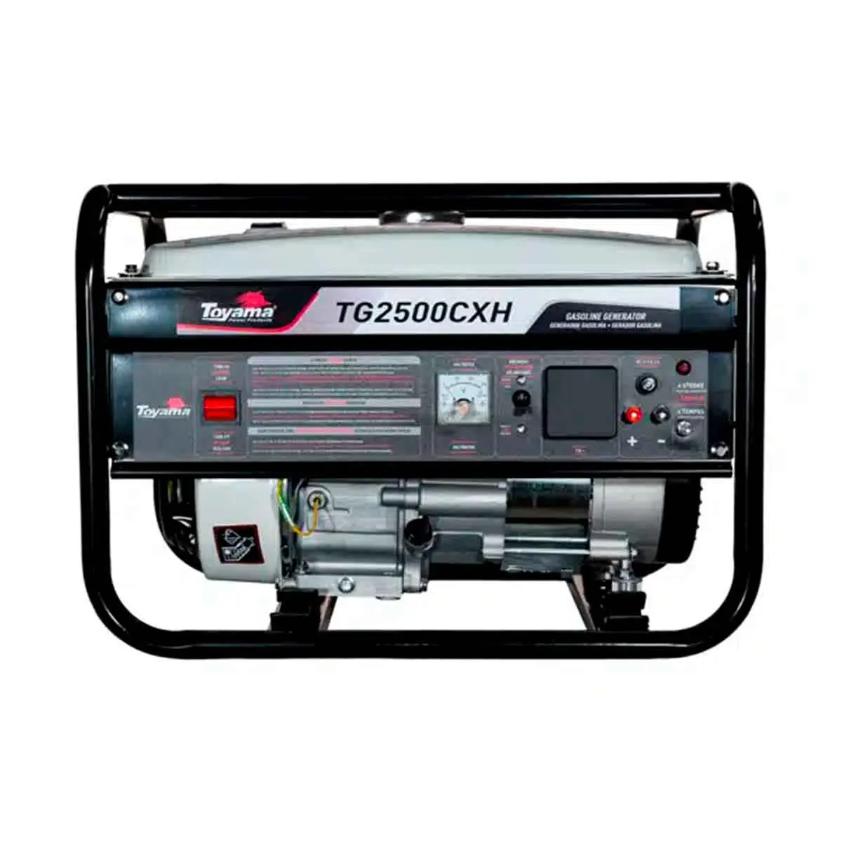 Gerador a Gasolina Monofásico 127 V Partida Manual 2,2 kVA Toyama TG2500CXH-110