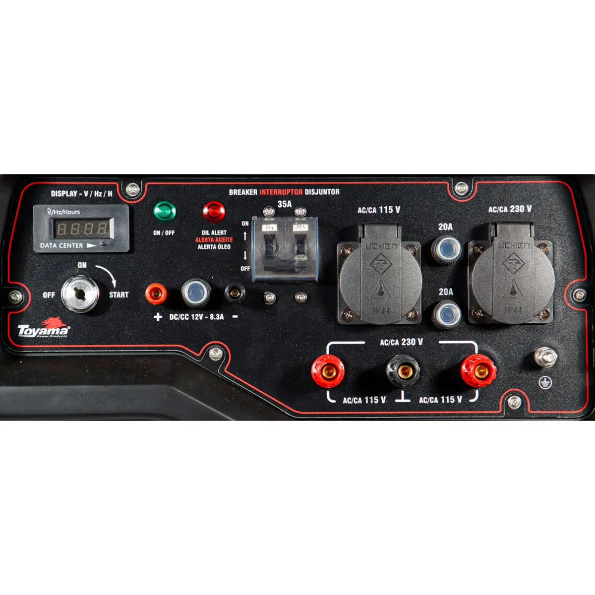 Gerador de Energia a Gasolina TG10000CxE 9KVA Mono 115/230V Toyama