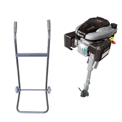 Rabeta Vertical com Motor Toyama 6,5 cv e Carrinho para Transporte