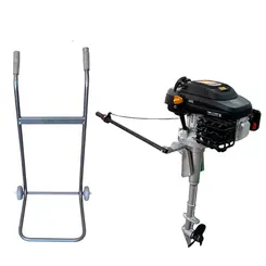 Rabeta Vertical com Motor Buffalo 6,5 cv e Carrinho para Transporte