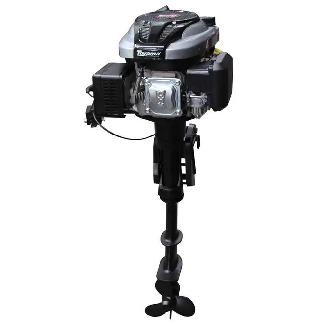 Rabeta Vertical de Alumínio Preta com Motor Toyama 6,5 cv TE65V1-HF Bristol