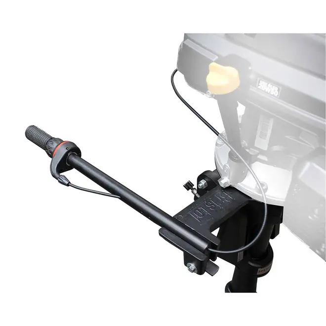 Rabeta Vertical de Alumínio Preta com Motor Toyama 6,5 cv TE65V1-HF Bristol