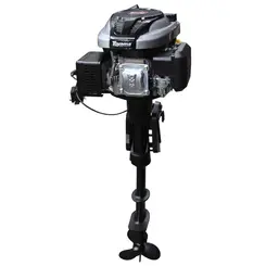 Rabeta Vertical de Alumínio Preta com Motor Toyama 6,5 cv TE65V1-HF Bristol
