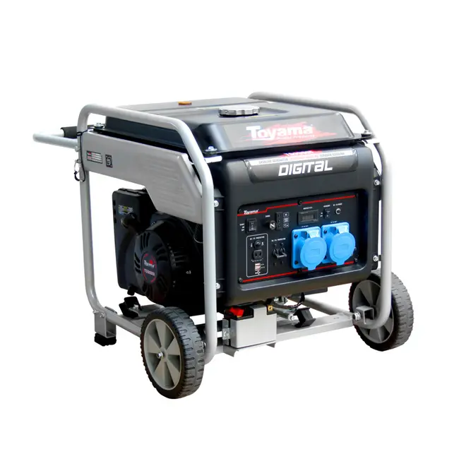 Gerador Digital Gasolina Monofásico 9 kvA 220V TG9000I Toyama