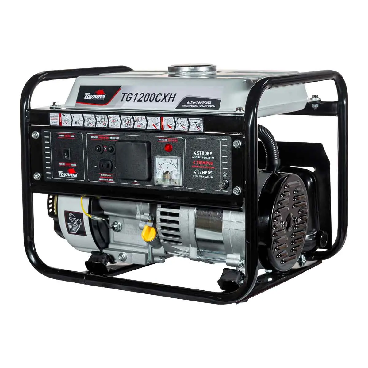 Gerador de Energia a Gasolina Monofásico 1100 W 1 KVA Toyama TG1200CXH-110