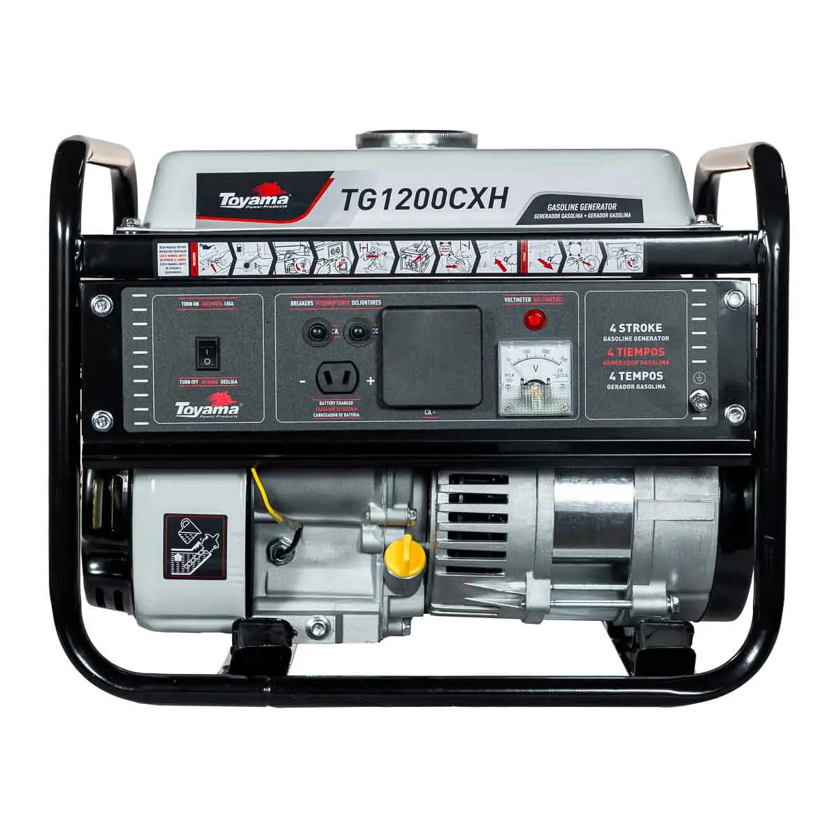 Gerador de Energia a Gasolina Monofásico 1100 W 1 KVA Toyama TG1200CXH-110