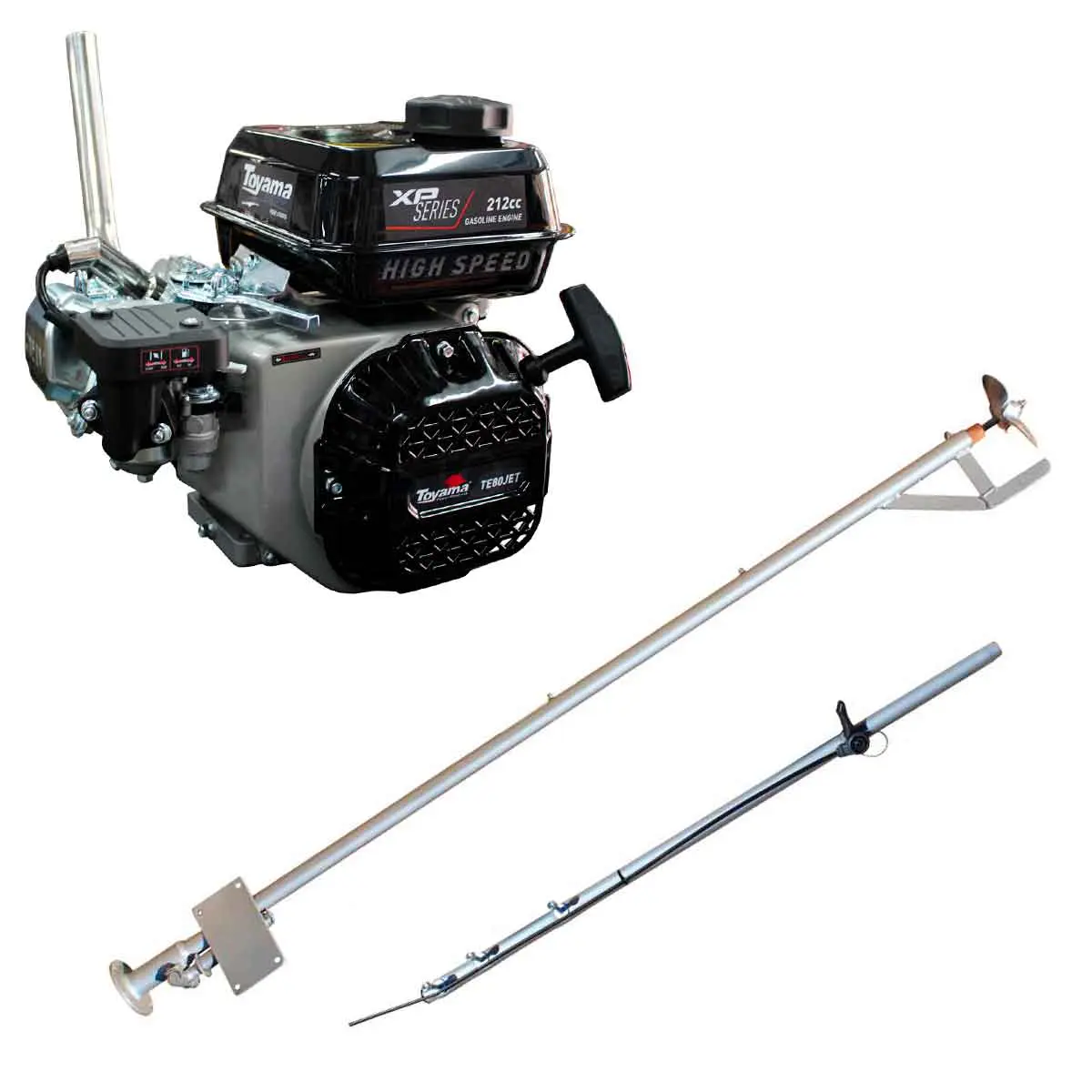 Rabeta Simples 1,7 m Para Barco Motor Toyama 8,0 HP TE80JET