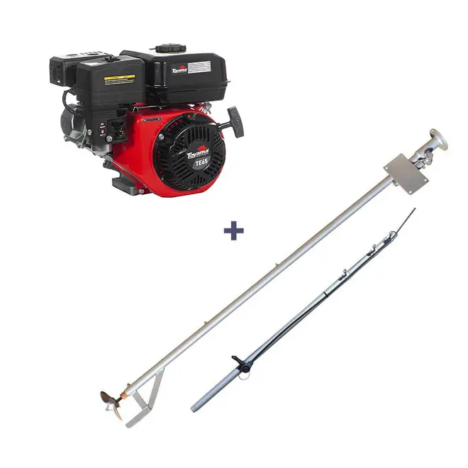 Rabeta Simples 1,7 m para Barco e Motor Toyama 6,5cv TE65X