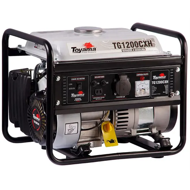 Gerador de Energia a Gasolina 1 KVA 220 V TG1200CxH Toyama