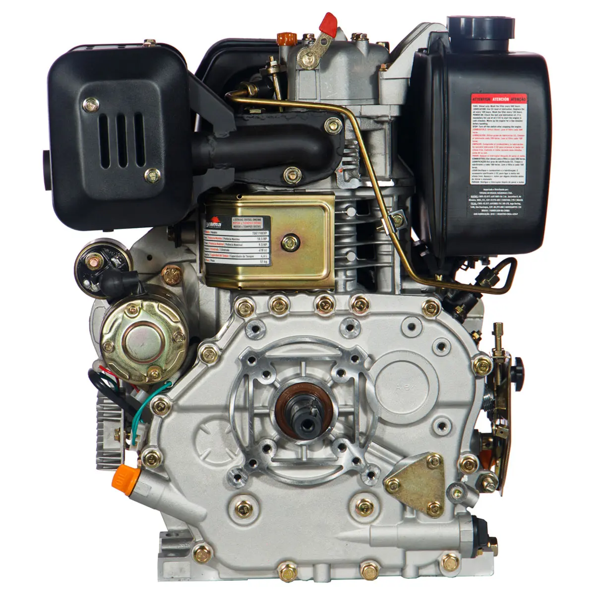Motor Diesel Toyama TDE110EXP 10.5HP 418cc Partida Elétrica - Loja