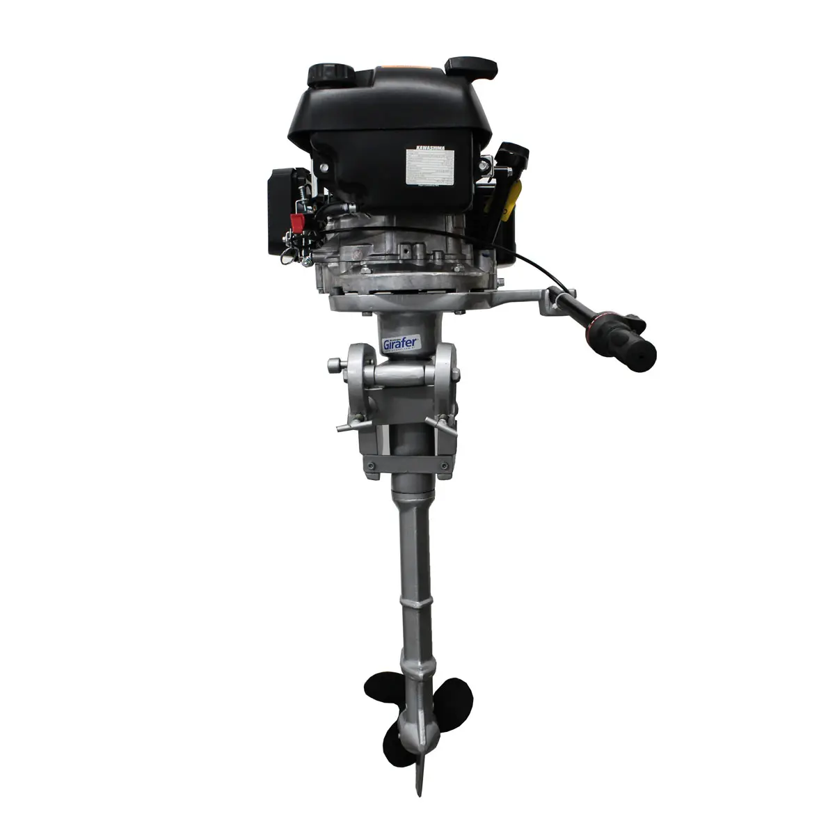 Rabeta Vertical e Motor a Gasolina Kawashima 6,0 cv GV 600-M