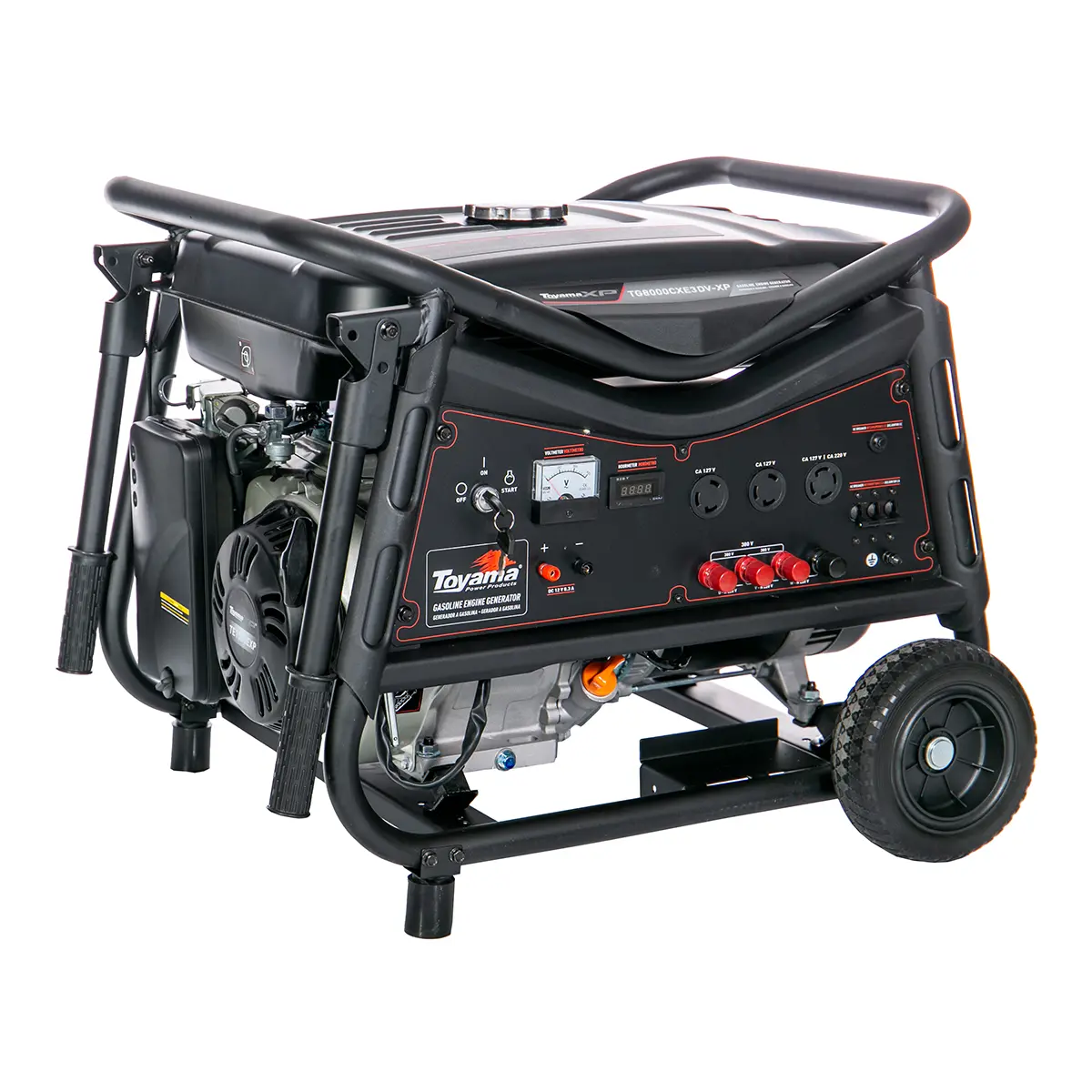 Gerador Toyama a Gasolina TG8000CXE3DV-XP Trifásico 220V 60Hz 8,9KVA