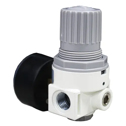 Regulador de Ar 1/4 Suporte + Manômetro 10Bar