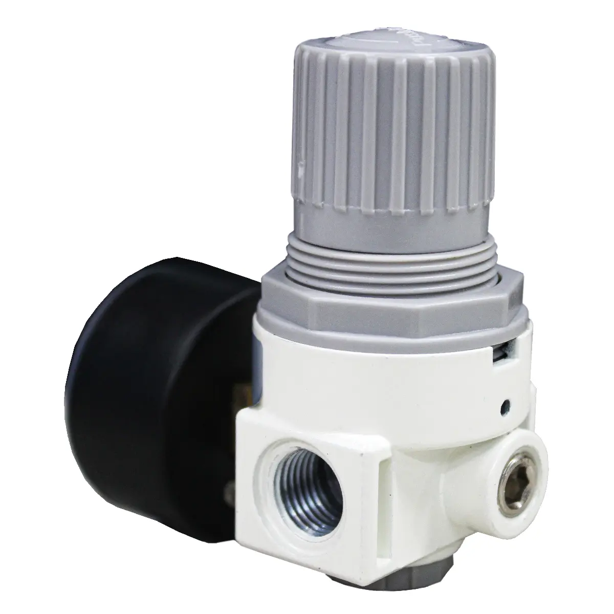 Regulador de Ar 1/4 Suporte + Manômetro 10Bar