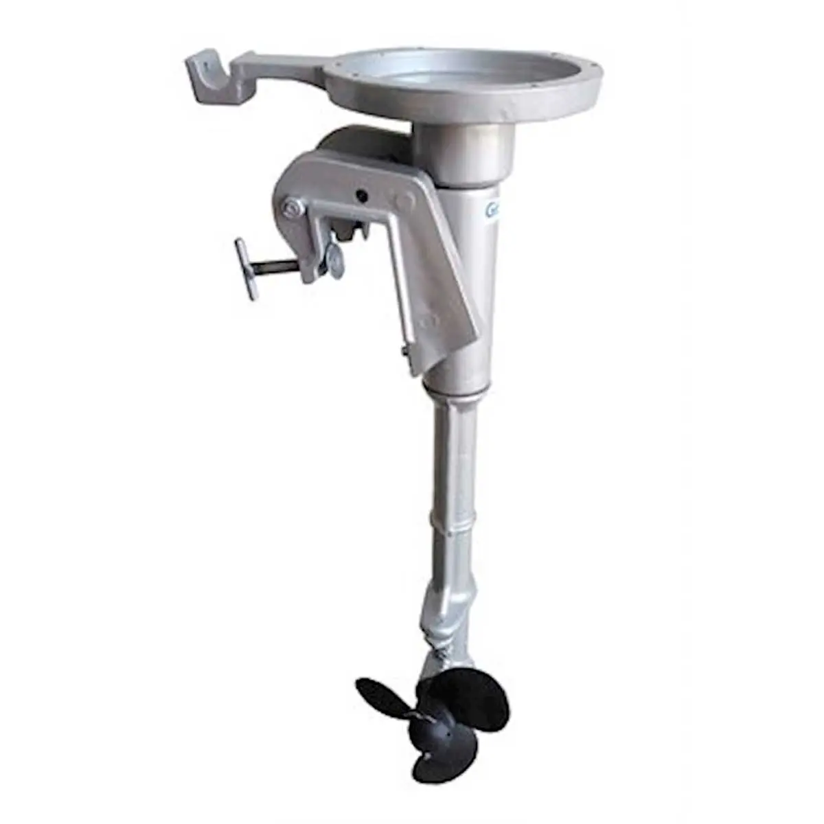 Kit Rabeta Vertical Girafer Branco 6,0 Cv Outboard c/ Carrinho de Transporte