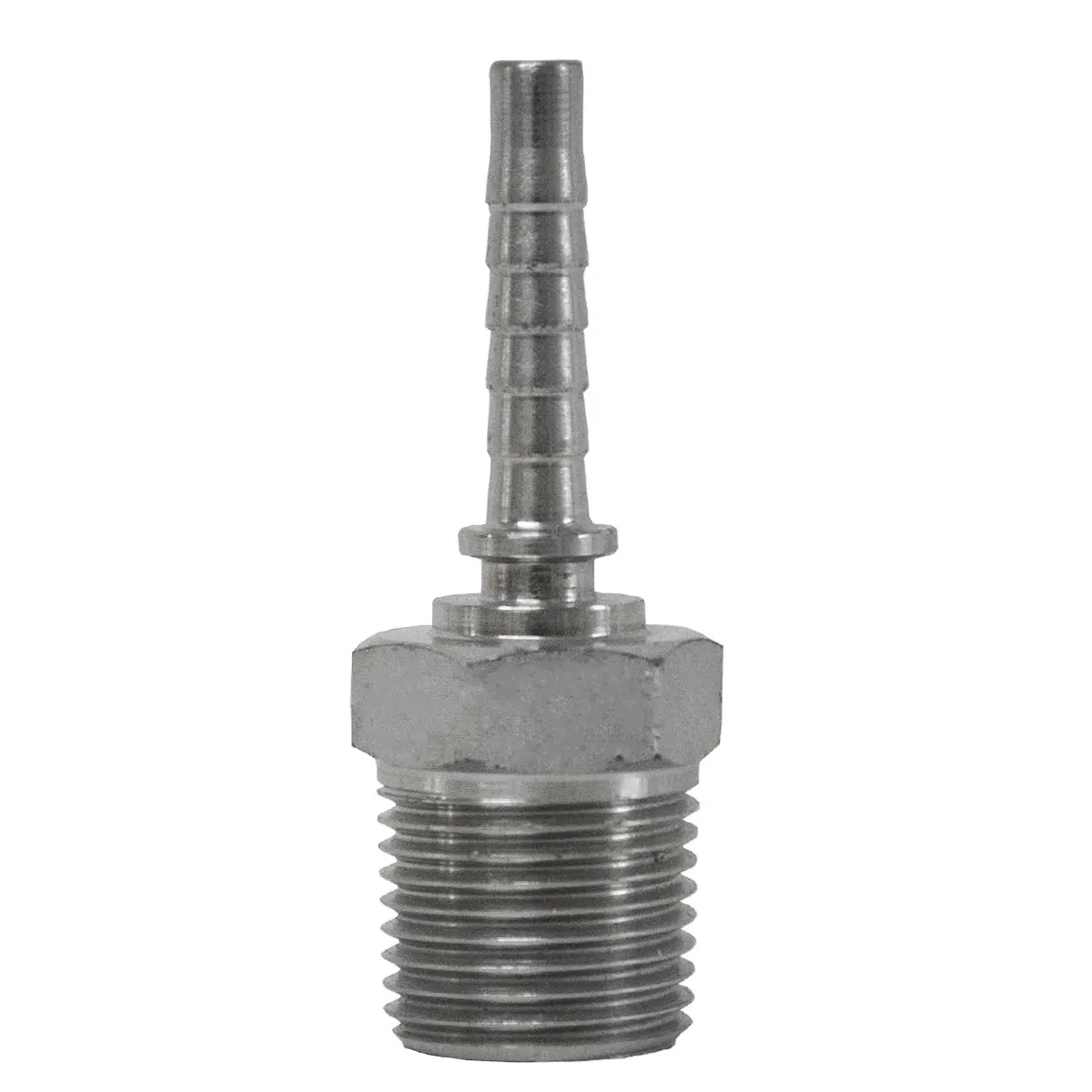Terminal Macho Prensado 3/8 para Mangueira 1/4" NPT