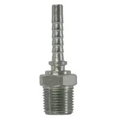 Terminal Macho Fixo Rosca 1/2 para Mangueira 1/4" NPT
