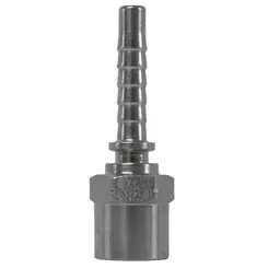 Terminal Prensado Fêmea Rosca 1/4 para Mangueira 1/4" NPT