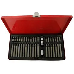 Jogo de Bits 10mm - 40 Peças Caixa de Metal