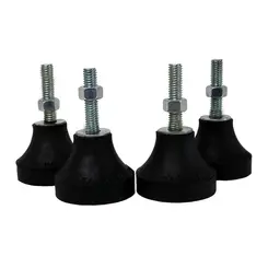 Jogo de Amortecedor de Borracha N1 3/8" 4 Peças 200kg