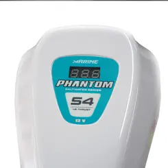 Motor Elétrico para Barco 54lb para Água Salgada Phantom SW com Display