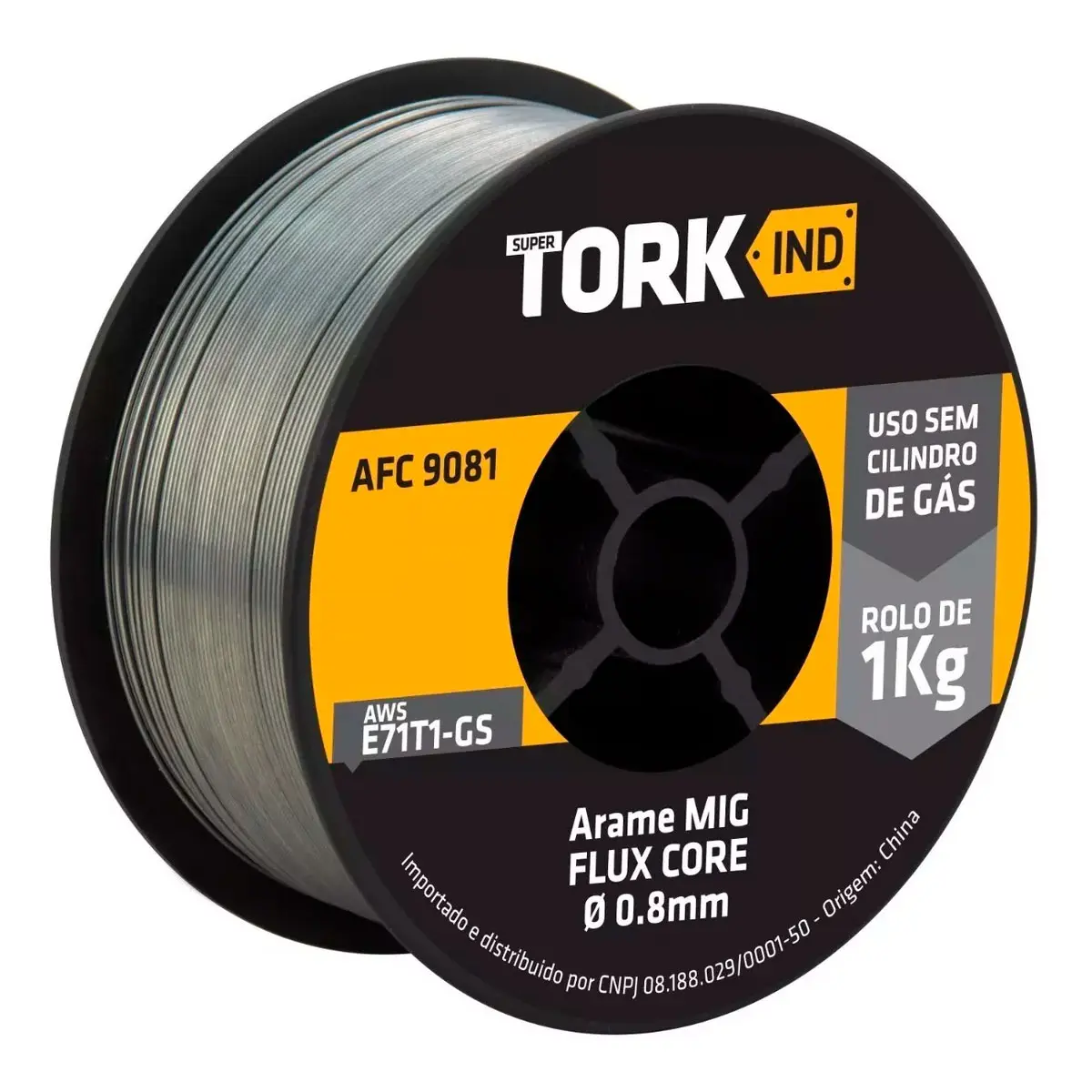 Arame MIG sem Gás 0,8mm Rolo de 1kg AFC-9081 - Loja Proposto