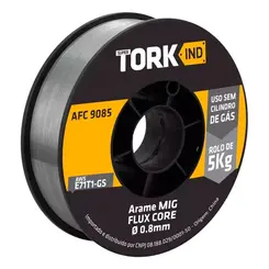 Arame MIG sem Gás 0,8mm Rolo de 5kg AFC-9085