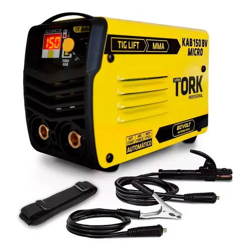 Máquina de solda Inversora Super Tork KAB 150 Micro BV 127V/220V